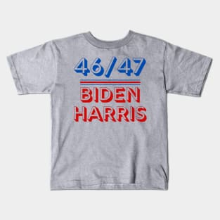 Joe Biden Kamala Harris 2020 Election Democrat Liberal 46/47 Kids T-Shirt